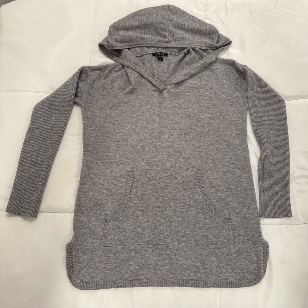 Gray Hooded Sweater